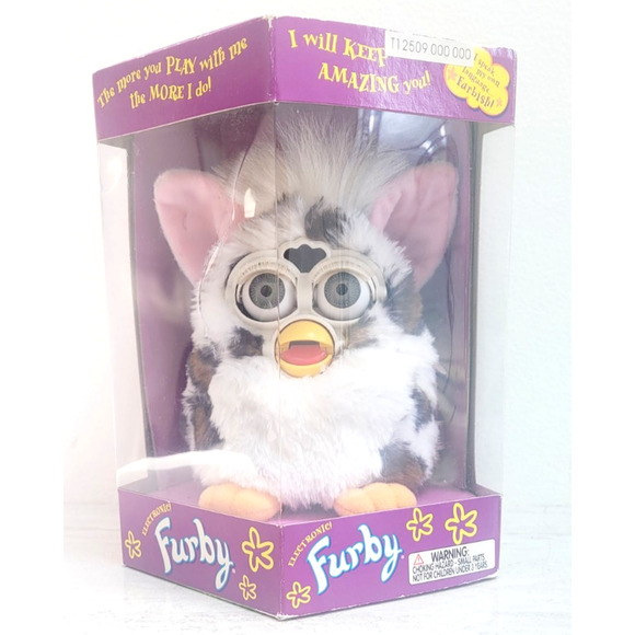 FURBY SNOW LEOPARD BROWN SPOTS 1999 Model 70-800 - Picture 10 of 10